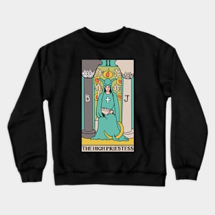 The High Priestess Tarot Card - Witchy Magic Crewneck Sweatshirt